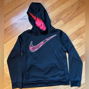 Nike hoodie, size youth large, black